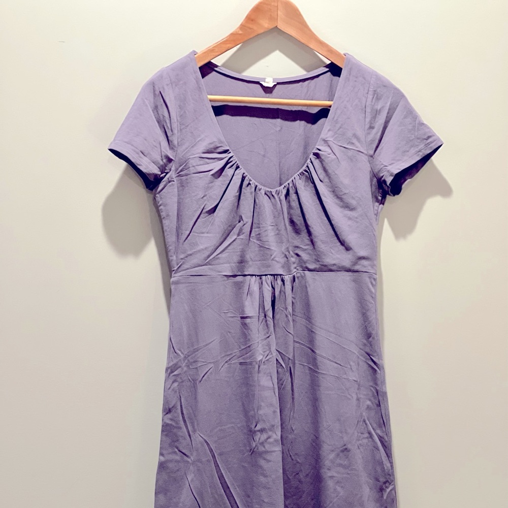 Jcrew lavender knit mini dress.